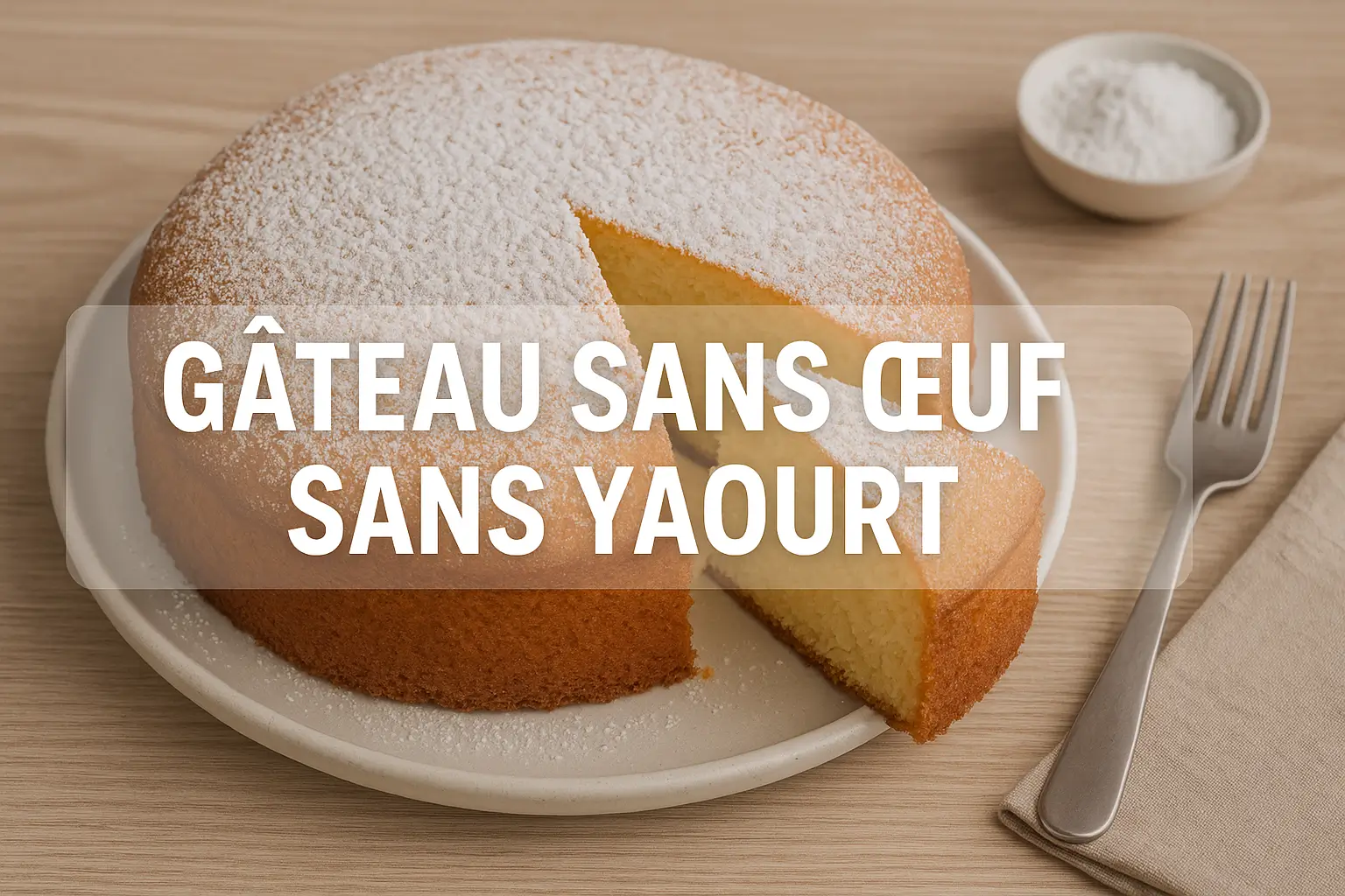 gâteau sans œuf sans yaourt